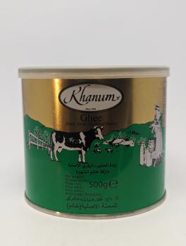 Khanum Ghee Geklärte Butter 500g Nettogewicht